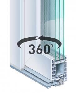 plastové dveře Classic Portal 76