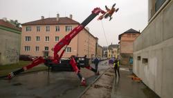 Přesklení nadrozměrného skla Olomouc